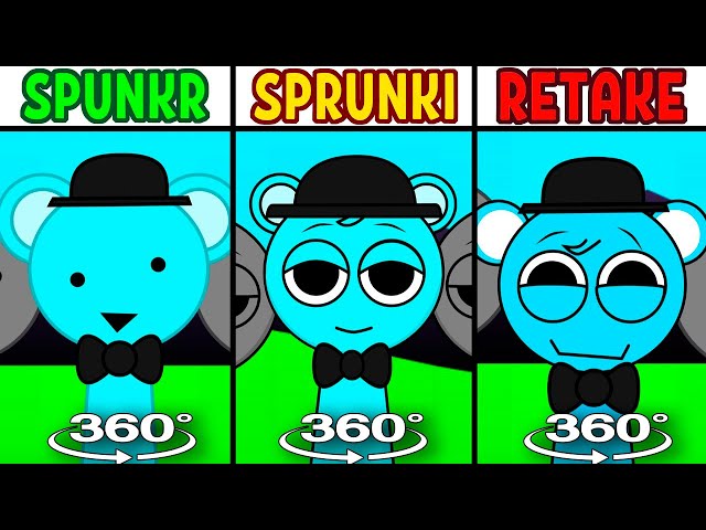 Incredibox OG Spunkr VS Sprunki Spunkr VS Retake Spunkr 360°