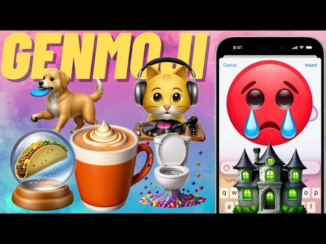 Making WILD Custom Emoji in iOS 18.2 (Genmoji!)