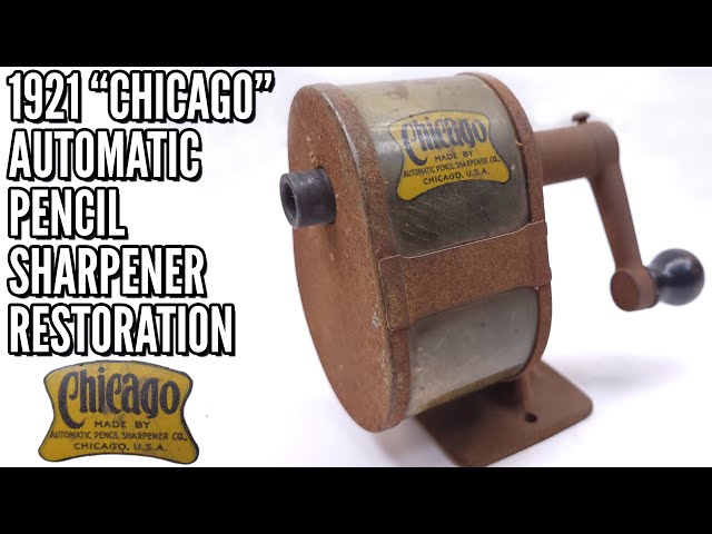 100-year-old "Chicago" Automatic Pencil Sharpener Restoration