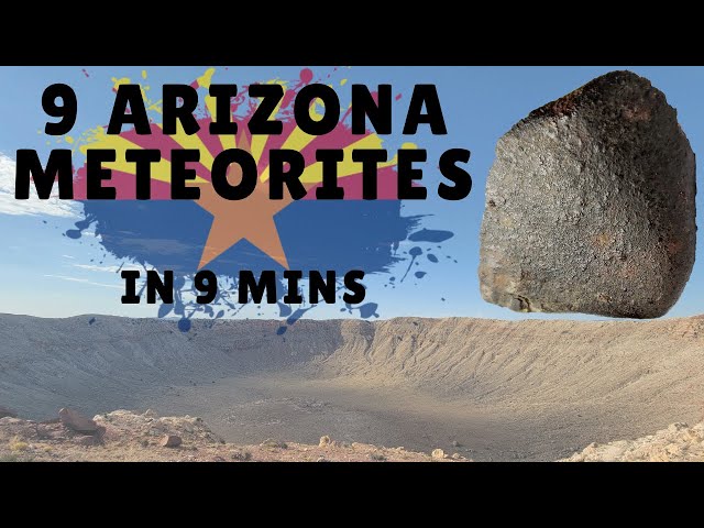 9 Arizona Meteorites in 9mins ☄️ Rare & Highly Collectable - Real Rocks from Space