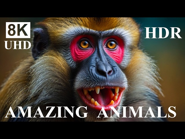 WORLD OF ANIMALS 8K HDR ULTRA HD – Most Amazing Animals