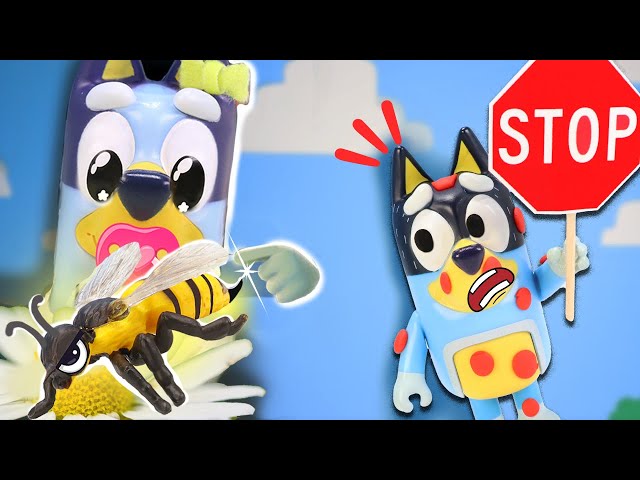 BABY Bluey Don't Touch That ! | Safety Rules for Kids | Pretend Play With Bluey Toys