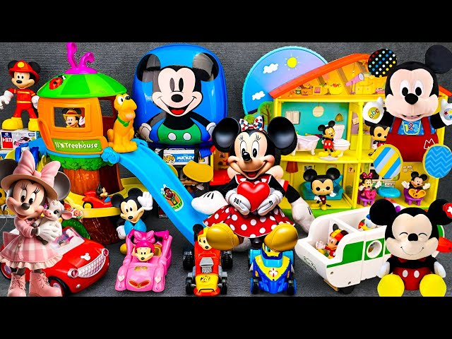 12 min Satisfying With Unboxing Mickey Minnie mouse roller Coaster Clubhouse Playset | Toys Review