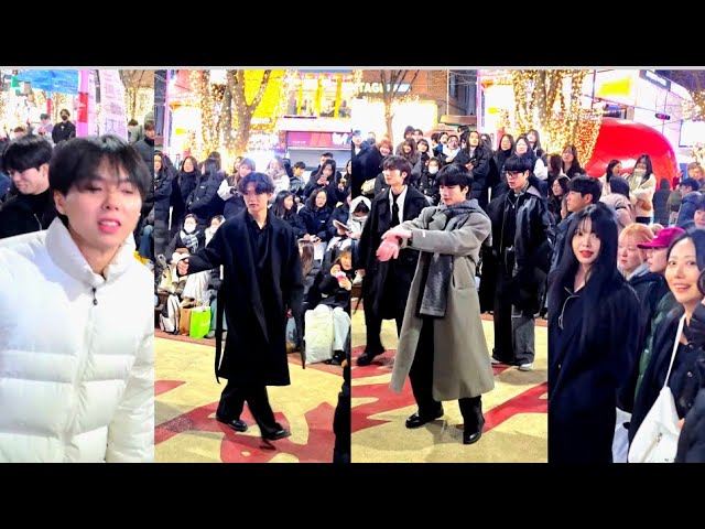 [STREET ARTIST] ONE OF. WITH AUDIENCE. INTERACTIVE HONGDAE BUSKING. 250209.