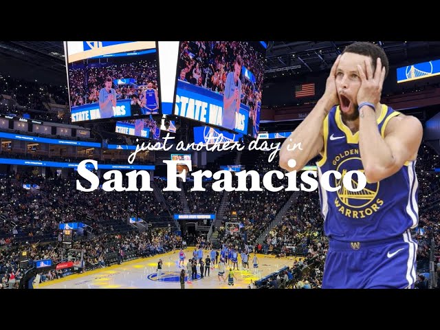 San Francisco Daily Vlog • A $5 Seat to Watch the Warriors: Hooked on the team after open practice