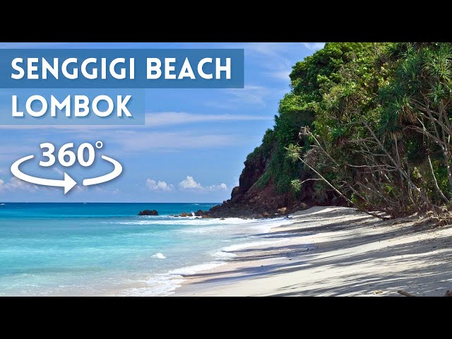 Travel in Senggigi Beach, Lombok, Indonesia (360° VR Experience)