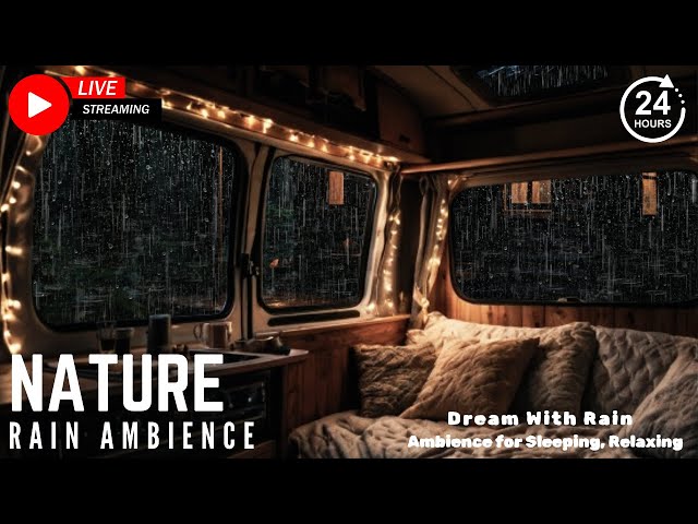 FAST Rain and Piano Music for Sleep Calm Night Sounds, Peaceful Meditation #SleepAid #Relaxation