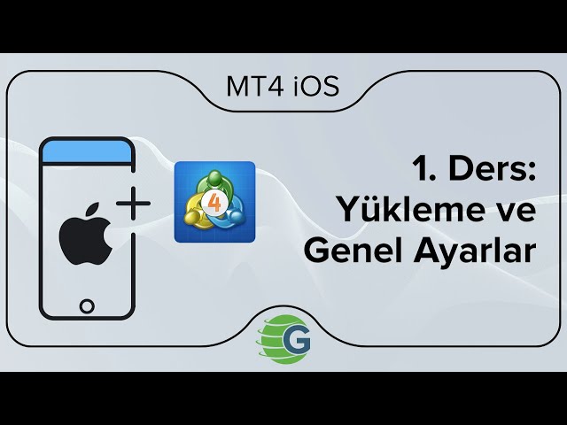 GCM MT4 iPhone/iPad Mobile Trader - 1. Ders: Yükleme ve Genel  Ayarlar