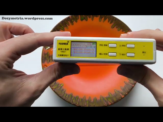 YAOREA YRG01 Geiger Counter Dosimeter Test J315 Glass GM Tube