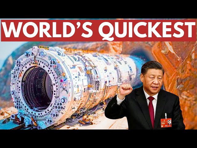 China Has Built the World’s Largest Tunnel in Just 110 Days