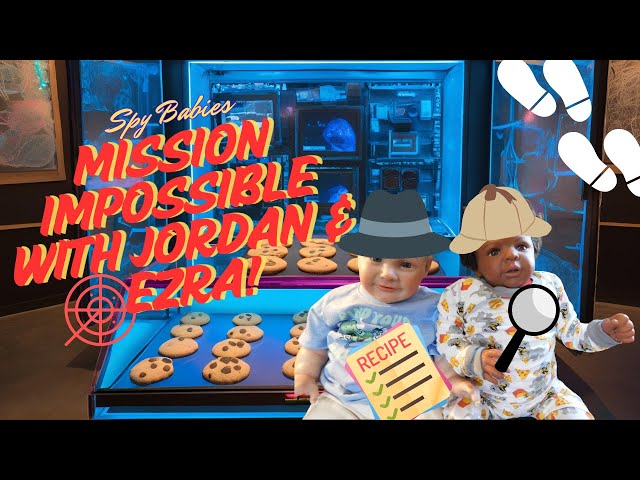 Spy Babies: Mission Impossible with Jordan & Ezra! #rebornroleplay  #reborndoll  #rebornmommy