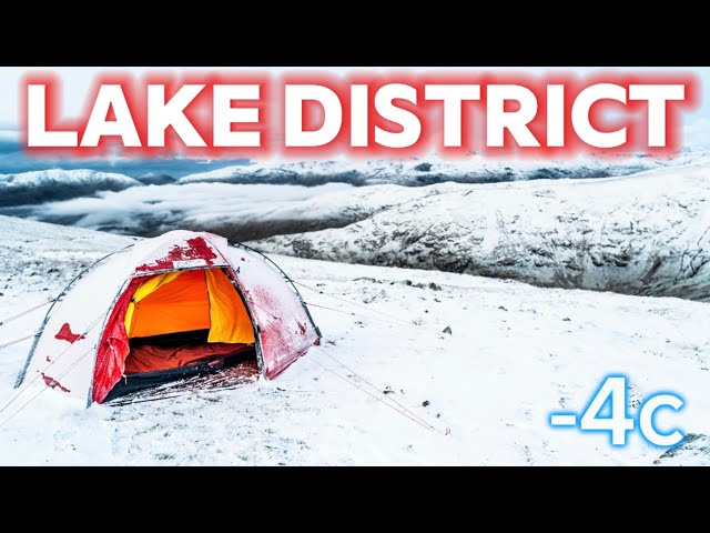 LAKE DISTRICT WINTER CAMP | SUB ZERO | HILLEBERG SOULO BLACK LABEL