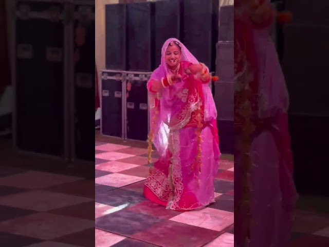 Rajasthani dance performance in Rajasthani wedding #shortvideo #wedding #shreebalajimehndiarts