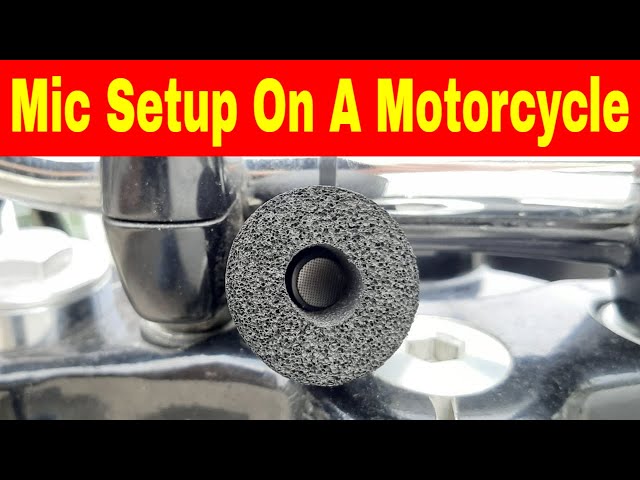 Dji Osmo Action 4 Mic Setup On A Motorcycle - Edutige ETM Microphone