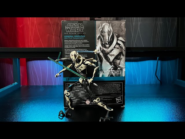 General Grievous (Battle Damaged) Figure Review | Star Wars The Black Series