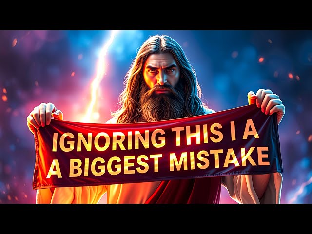 🔴GOD SAYS : THE BIGGEST MISTAKE IS IGNORING THIS | GOD MESSAGE NOW | GOD MESSAGE TODAY #god #jesus