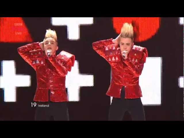 Ireland: "Lipstick", Jedward - Eurovision Song Contest Semi Final 2011 - BBC