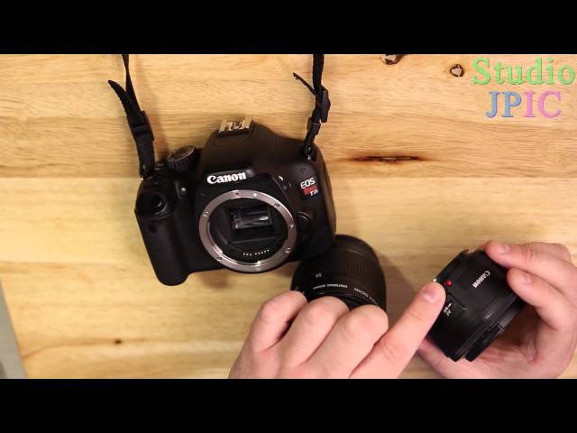 How to change a camera lens - Photo Tutorial 101 Take Control of your Camera - Episode 3