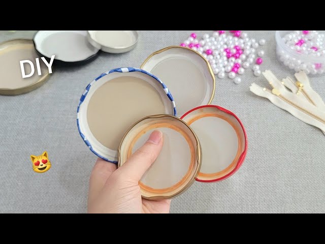 I make MANY and SELL them all! Super Genius Recycling Idea with Jar lids