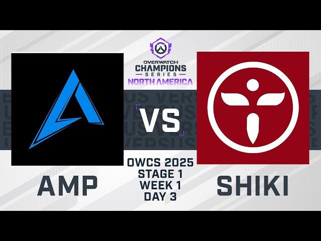 Amplify vs Shikigami | OWCS 2025 NA | Stage 1 Week 1 Day 3