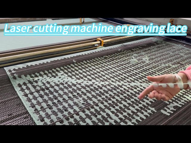 Cutting lace with a clothing laser engraver