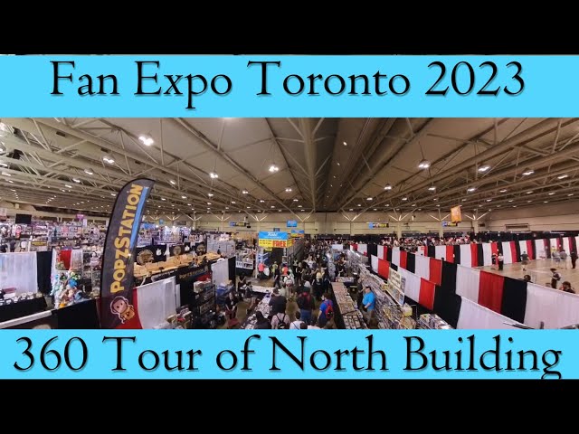 Fan Expo Toronto/Canada 2023 360 video - North building vendor walkthrough