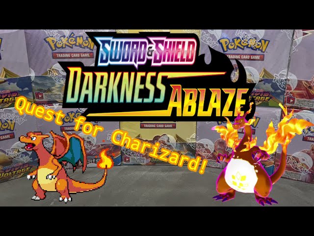 *QUEST FOR CHARIZARD!* Darkness Ablaze Opening!!!