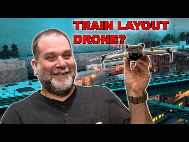 Filming Model Trains With A Drone!