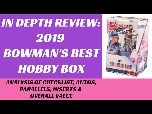 2019 Bowman's Best Hobby Box! In Depth Review of Autos, Inserts, Parallels, Checklist & More!