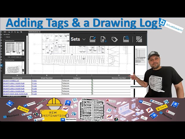 BIM-VDC: How to Tag Drawings in Bluebeam Revu
