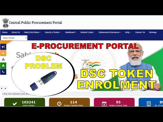 Eprocurement DSC Token Error | Digital Signature | E-procurement | eprocure.gov.in | bid assist