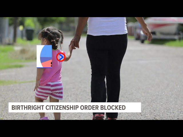 A federal judge temporarily blocks Trump’s executive order redefining birthright citizenship