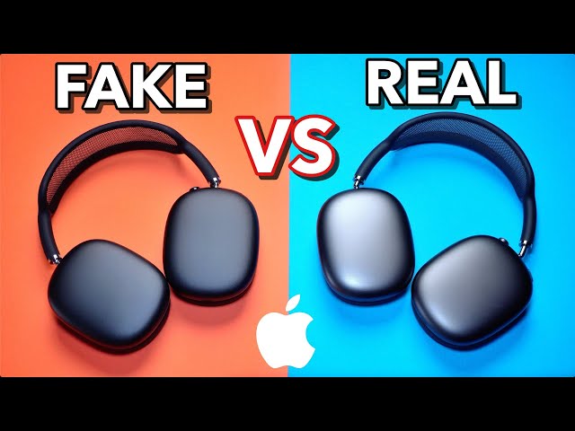 FAKE VS REAL Apple AirPods Max - Buyers Beware - Perfect Clone!