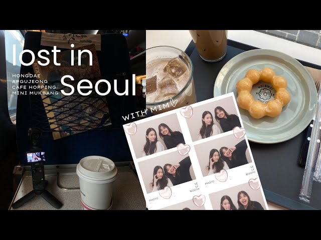 seoul trip 💺 | hongdae, cafes, mini mukbang, etc.