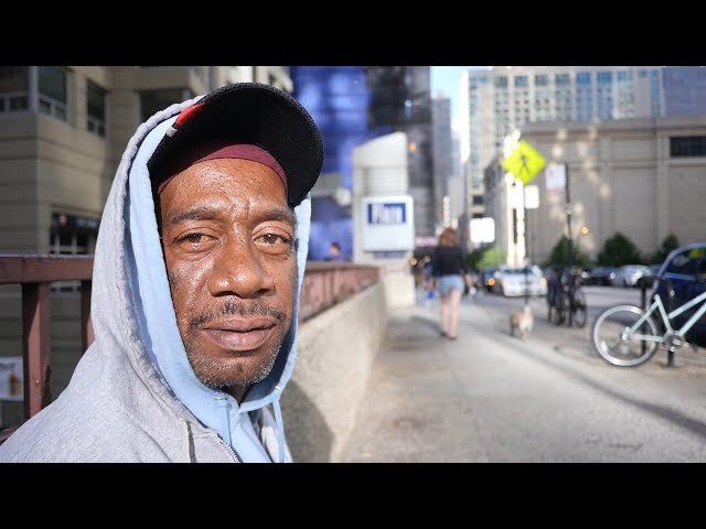 William is a homeless man living on the streets of Chicago.