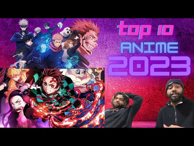 Top 10 Anime of 2023 #jujutsukaisen  #attackontitan #demonslayer  #oshinoko