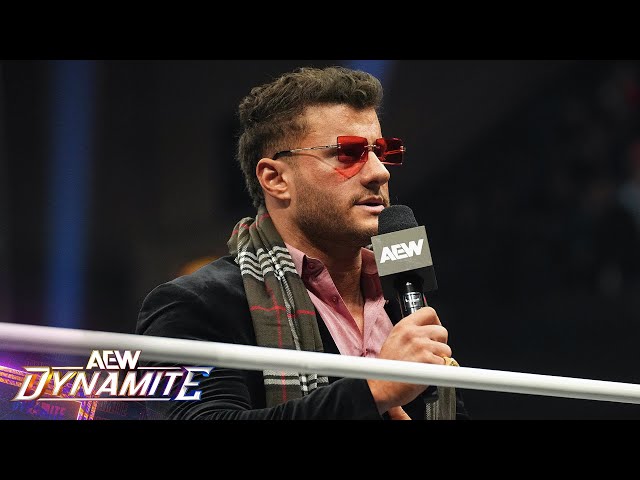 MJF wants to make things explicitly clear! 1/22/25 AEW Dynamite