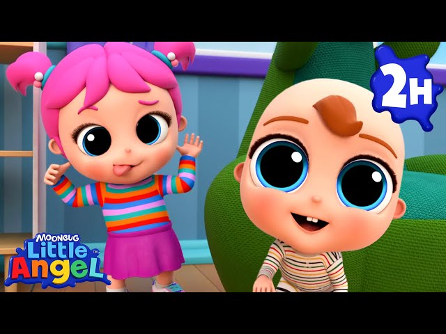 Jill and Baby John’s Sweet Sibling Day! | Little Angel | Moonbug Kids Cartoon Adventure