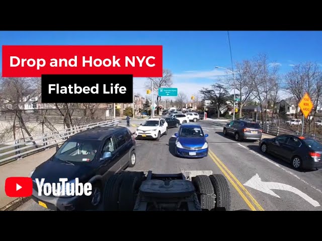 Throwback Queens NYC Drop and Hook Flatbed Trucking