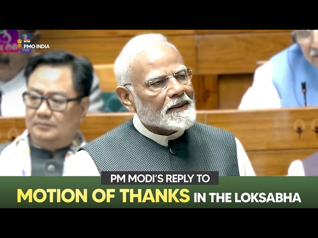 Live: Prime Minister Narendra Modi's reply to Motion of Thanks in the Loksabha