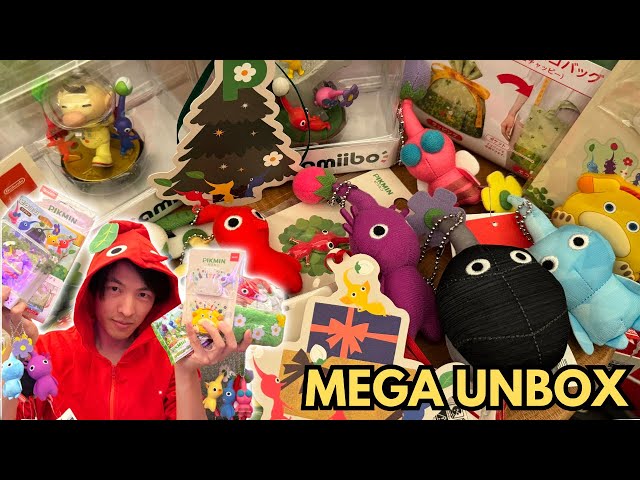 MEGA PIKMIN Unboxing from 3 Nintendo Stores (Tokyo, Osaka & Kyoto) - Amiibo, Blind Bags etc ピクミン 開封