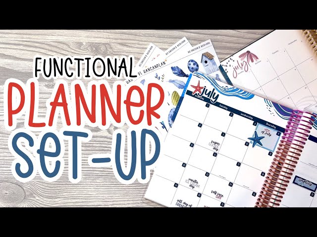 EASY PLANNER SET UP | Functional Stickers that Work for You!