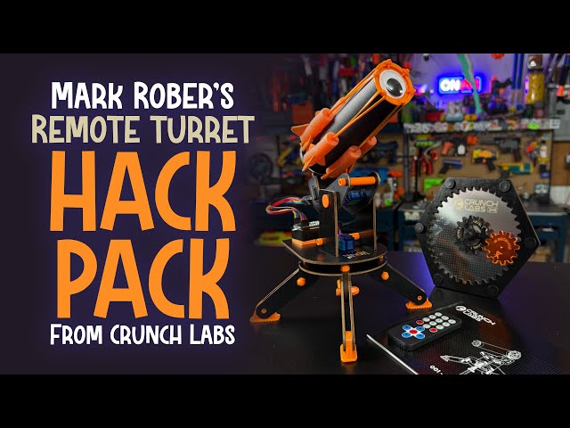 Foam Firing Robot from a Subscription Box?! Hack Pack Missile Launcher by Mark Rober’s Crunch Labs!