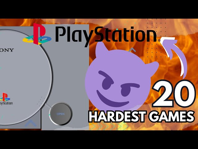 👿 20 SONY PS1 HARDEST games  | Have you BEAT any of these 🔥 HELLISH creations❓