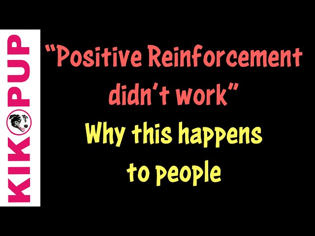 Positive Reinforcement didn't work" - WHY this happens