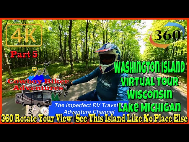 SE 98 Door County Washington Island Wisconsin | Part 5 Ride to Northeast Corner of Island | Solo