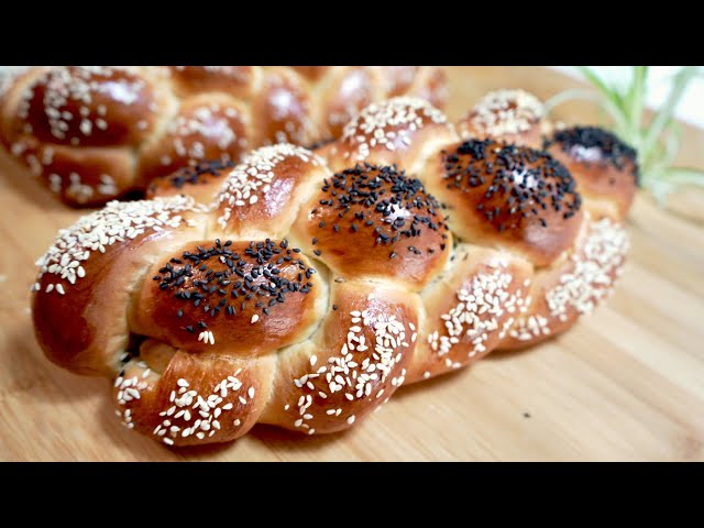 The Best 6 Strand Braid Bread|Challah Bread Recipe,No Butter|KitchenAid|Goodcookingideas