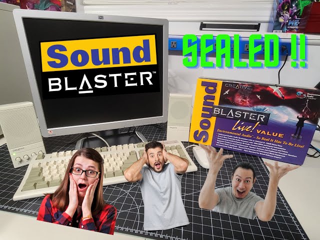 Unboxing, Installing & Testing a 25 year old Creative Sound Blaster Live! Sound Card from 1998!