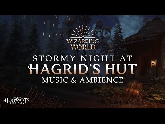 Stormy Night at Hagrid's Hut | Harry Potter Music & Ambience, Autumn Rainstorms