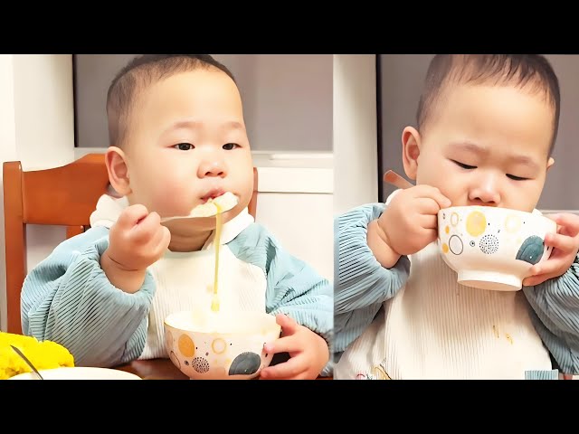 [Super cute twins] Welcome to the peak duel between the second fat baby and the fine powder! In the